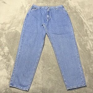 Vintage Riders Jeans Womens 18 Blue Tapered High Rise Mom Medium Wash Denim